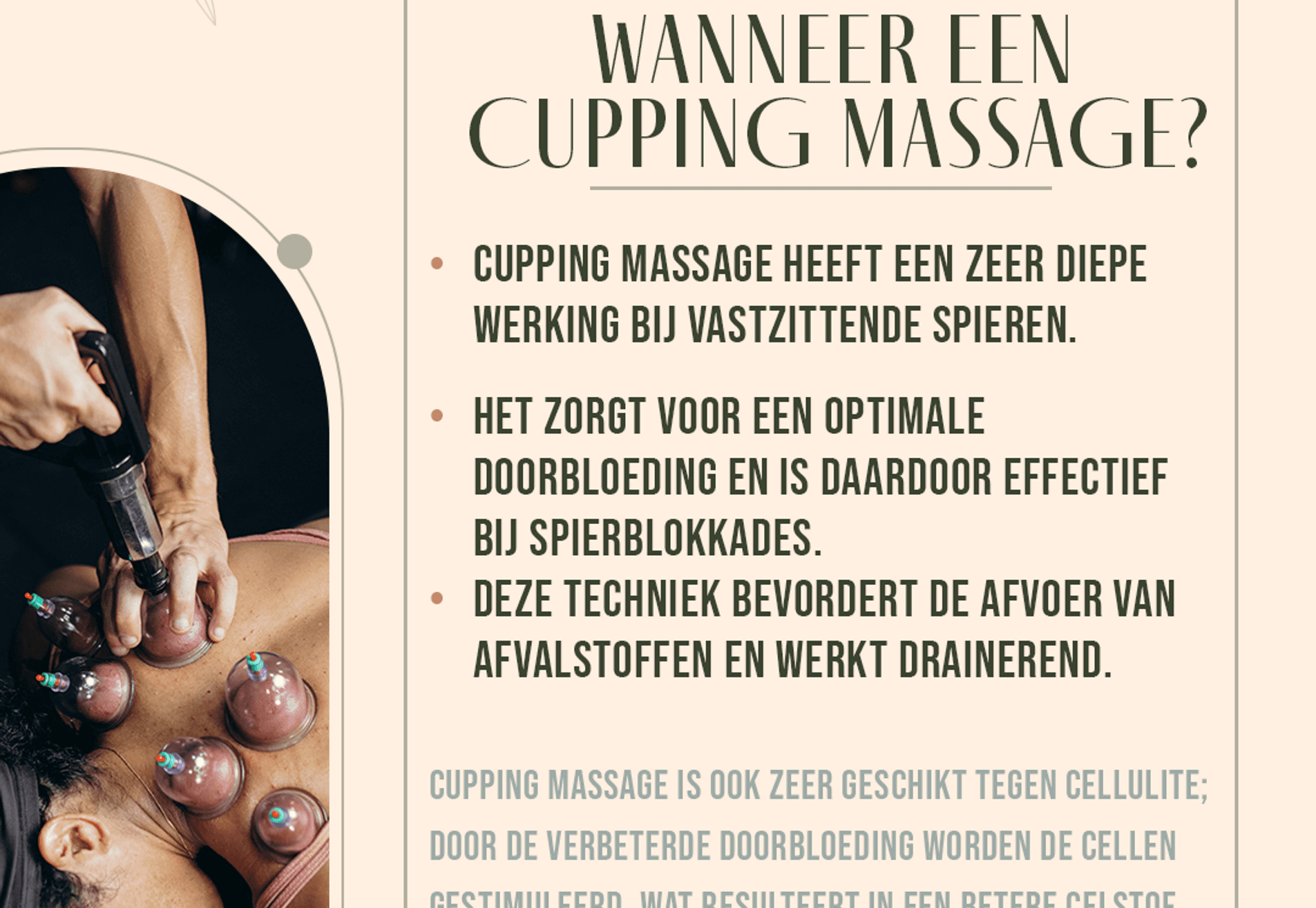Cupping en Vuurcupping massage