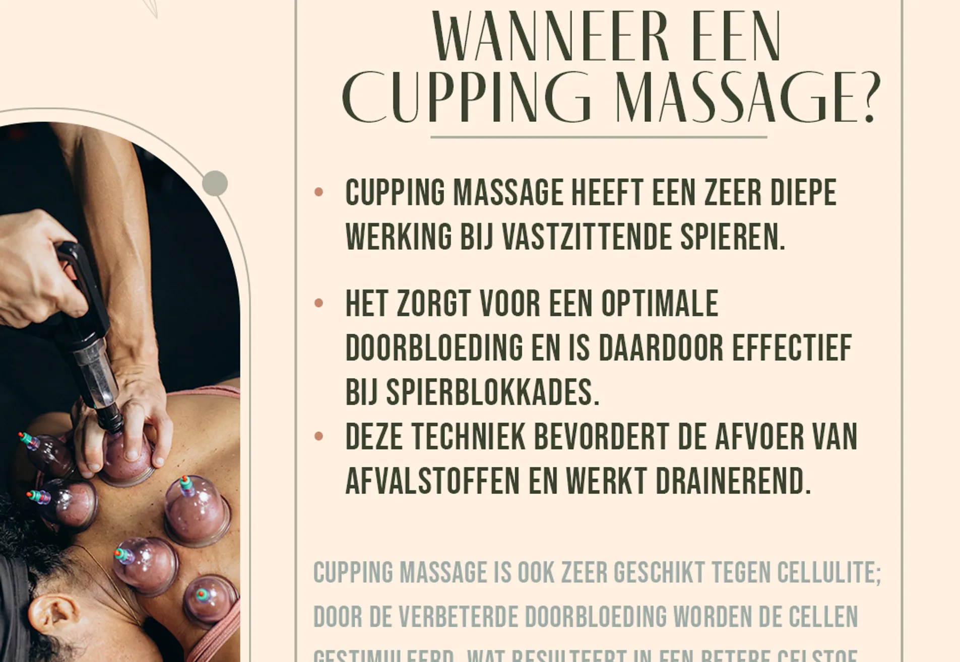 Cupping en Vuurcupping massage