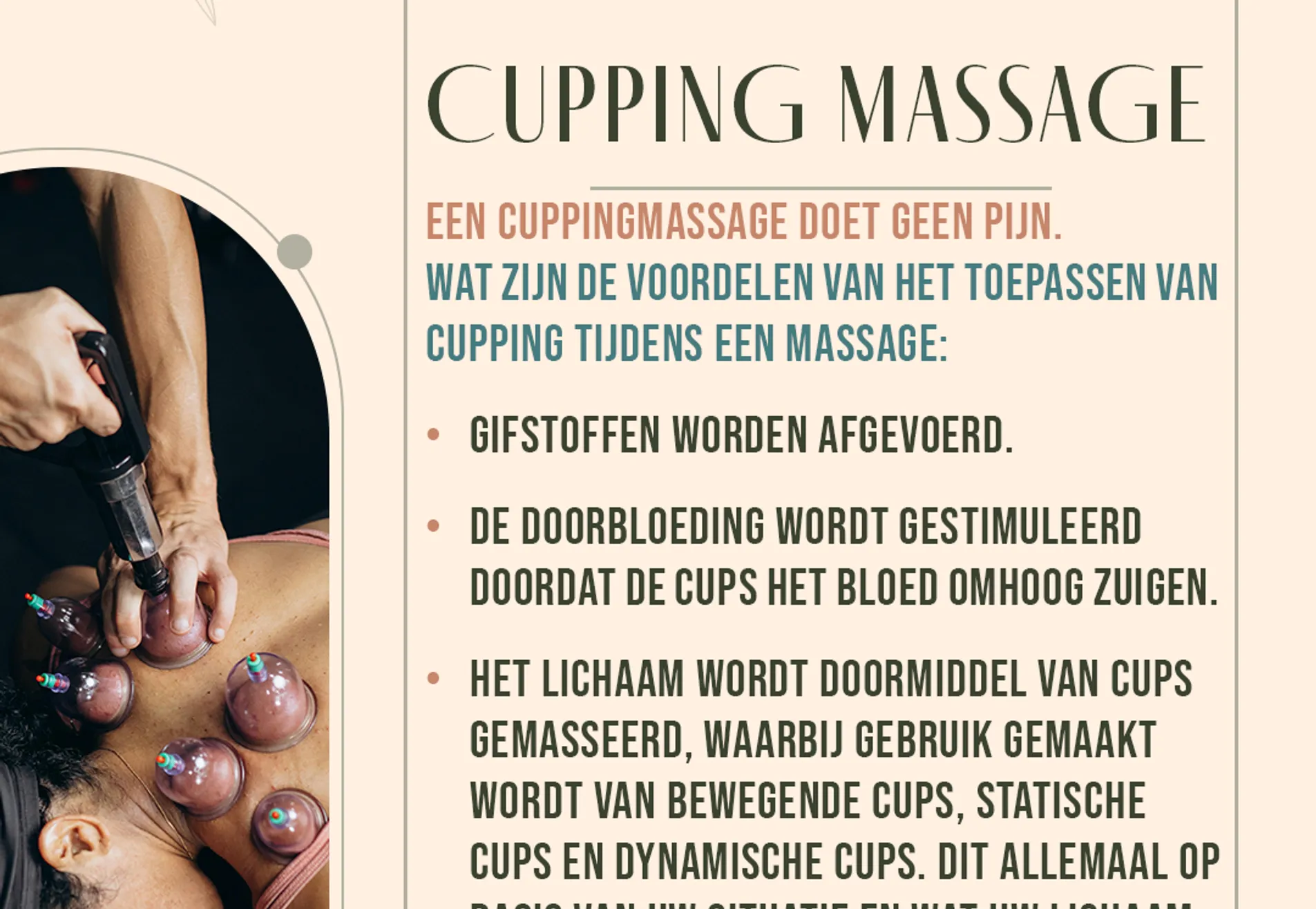 Cupping en Vuurcupping massage