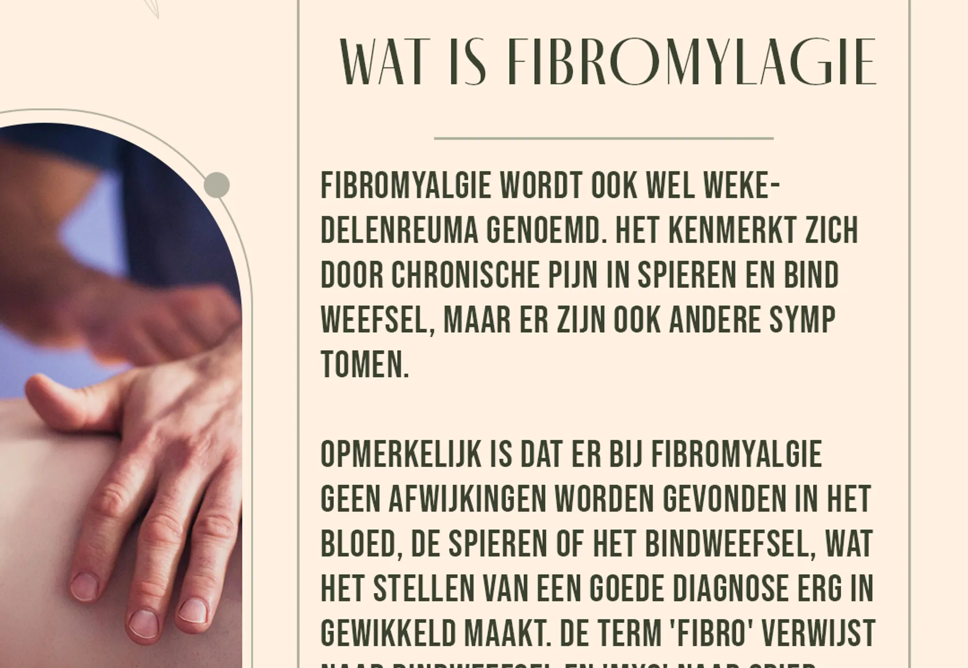 Fibromyalgia Massage