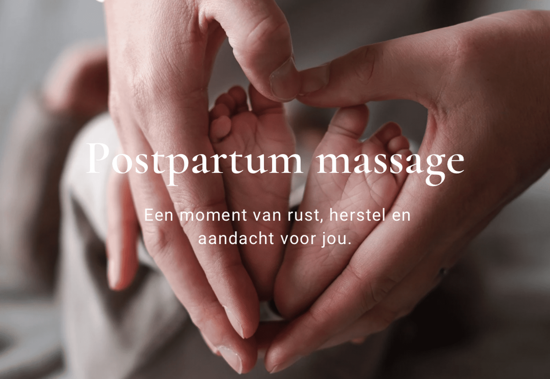 Postpartum massage 60min op locatie